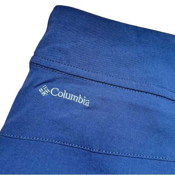 Columbia Women Omni-Shield Blue 11” Inseam Hiking Outdoor Pockets Shorts Size 10 - Picture 4 of 7